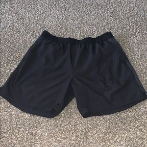 Men’s black athletic shorts